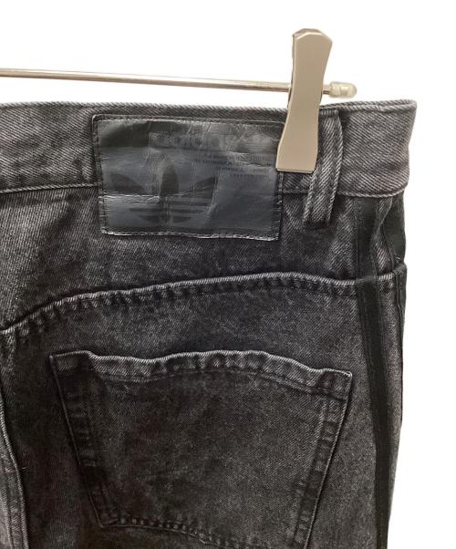 adidas（アディダス）adidas (アディダス) ルーズフィットデニムパンツ ブラック サイズ:31の古着・服飾アイテム