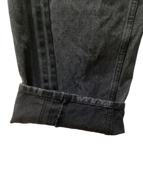 adidas（アディダス）adidas (アディダス) ルーズフィットデニムパンツ ブラック サイズ:31の古着・服飾アイテム