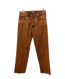 SUPREME（シュプリーム）の古着「RegularJean Overdyed Orange FW25」｜ブラウン