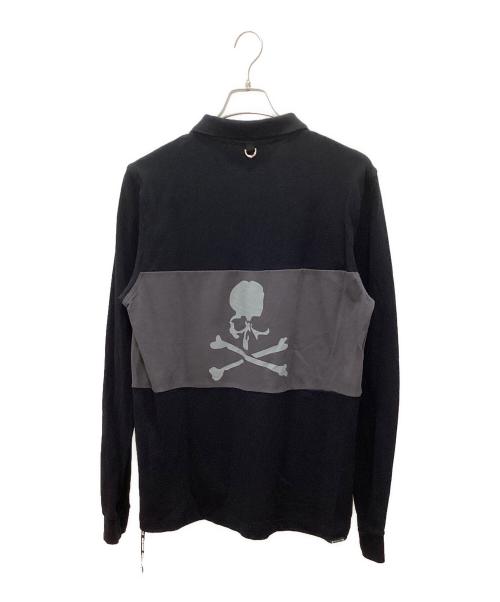 FRED PERRY（フレッドペリー）FRED PERRY (フレッドペリー) Mastermind JAPAN (マスターマインド ジャパン) L/Sポロシャツ ブラック サイズ:Lの古着・服飾アイテム