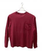 Snow peakスノーピーク）の古着「長袖Tシャツ」｜ボルドー