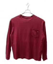 Snow peak（スノーピーク）の古着「長袖Tシャツ」｜ボルドー
