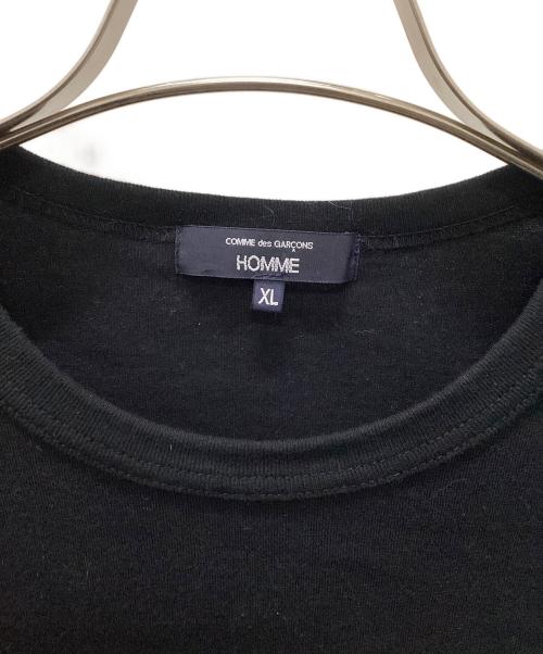 COMME des GARCONS HOMME（コムデギャルソン オム）COMME des GARCONS HOMME (コムデギャルソン オム) 長袖Tシャツ ブラック サイズ:XLの古着・服飾アイテム