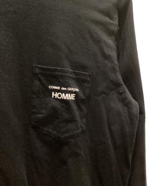COMME des GARCONS HOMME（コムデギャルソン オム）COMME des GARCONS HOMME (コムデギャルソン オム) 長袖Tシャツ ブラック サイズ:XLの古着・服飾アイテム