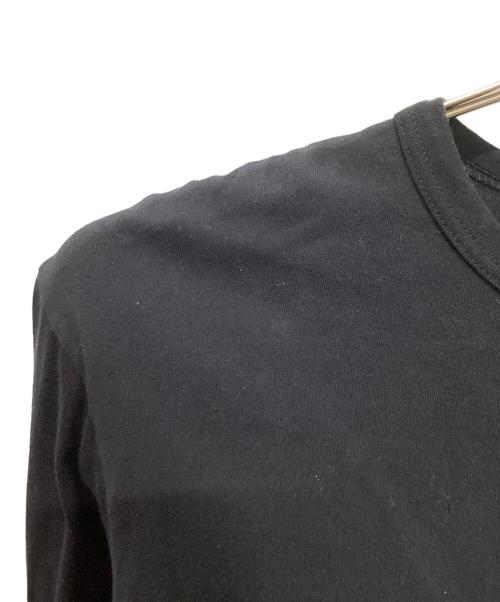 COMME des GARCONS HOMME（コムデギャルソン オム）COMME des GARCONS HOMME (コムデギャルソン オム) 長袖Tシャツ ブラック サイズ:XLの古着・服飾アイテム