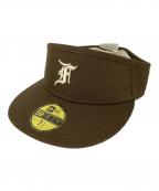 New Era×FOG ESSENTIALSニューエラ×フィアオブゴッド エッセンシャル）の古着「サンバイザー」｜ブラウン