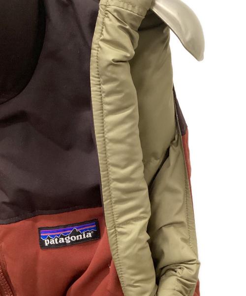 Patagonia（パタゴニア）Patagonia (パタゴニア) リバーシブルダウンベスト ブラウン×オレンジ サイズ:Sの古着・服飾アイテム