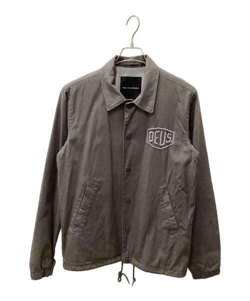 DEUS EX MACHINA（デウス エクス マキナ）DEUS EX MACHINA (デウス エクス マキナ) DEUS EX MACHINA コーチジャケット グレー サイズ:Sの古着・服飾アイテム