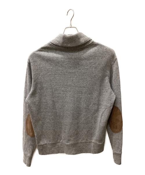 RALPH LAUREN（ラルフローレン）RALPH LAUREN (ラルフローレン) ショールカラーニット グレー サイズ:Mの古着・服飾アイテム