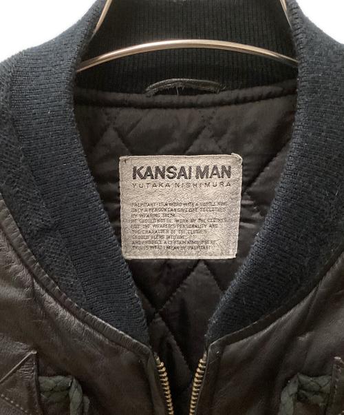 KANSAI MAN（カンサイマン）KANSAI MAN (カンサイマン) レザージャケット ブラック サイズ:身長172～177の古着・服飾アイテム