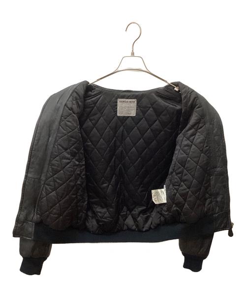 KANSAI MAN（カンサイマン）KANSAI MAN (カンサイマン) レザージャケット ブラック サイズ:身長172～177の古着・服飾アイテム