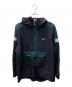 NIKE（ナイキ）の古着「ハーフジップアノラックパーカー」｜ブラック×グリーン