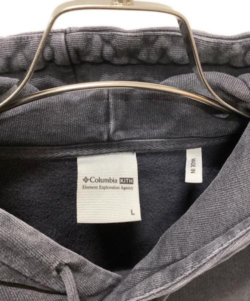 Columbia（コロンビア）Columbia (コロンビア) KITH (キス) プルオーバーパーカー グレー サイズ:Lの古着・服飾アイテム