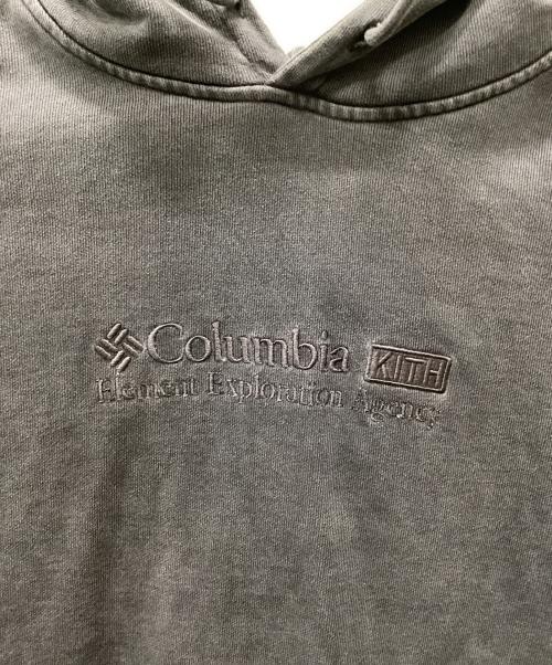 Columbia（コロンビア）Columbia (コロンビア) KITH (キス) プルオーバーパーカー グレー サイズ:Lの古着・服飾アイテム
