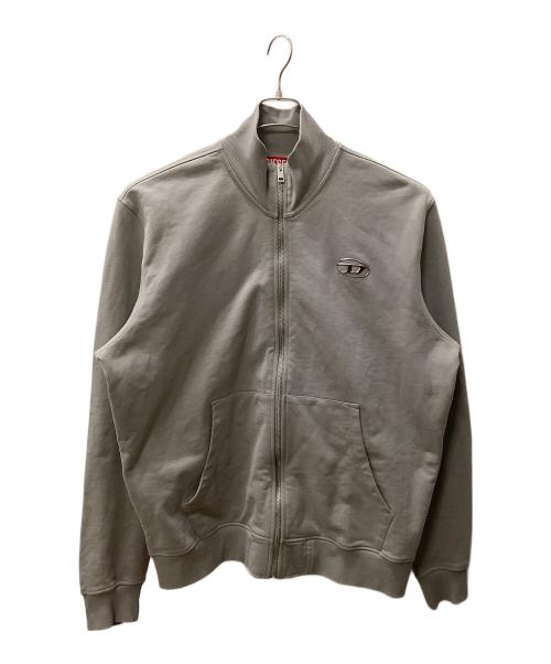 DIESEL（ディーゼル）DIESEL (ディーゼル) ジップスウェット ライトグレー サイズ:XXLの古着・服飾アイテム