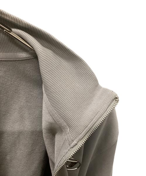 DIESEL（ディーゼル）DIESEL (ディーゼル) ジップスウェット ライトグレー サイズ:XXLの古着・服飾アイテム