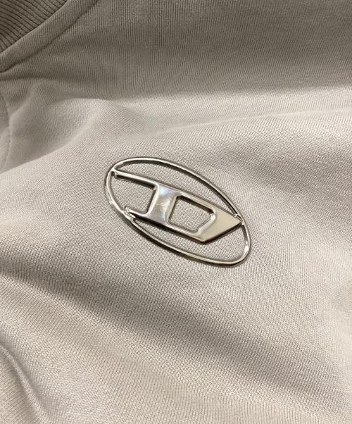 DIESEL（ディーゼル）DIESEL (ディーゼル) ジップスウェット ライトグレー サイズ:XXLの古着・服飾アイテム