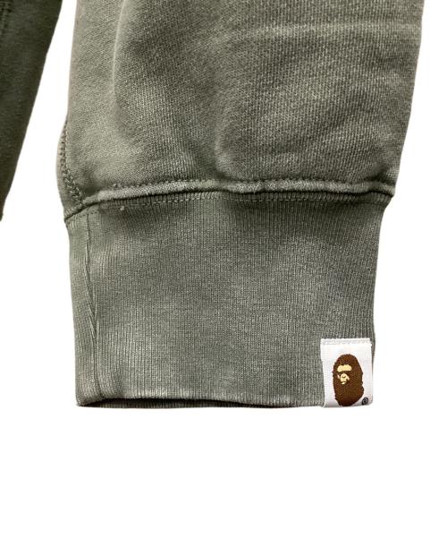 A BATHING APE（ア ベイシング エイプ）A BATHING APE (ア ベイシング エイプ) GARMENT DYE COLLEGE RELAXED FIT グリーン サイズ:XLの古着・服飾アイテム