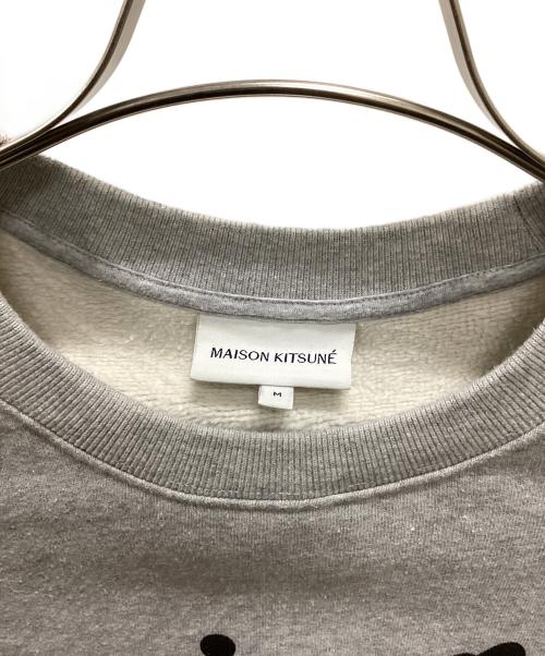 maison kitsune（メゾンキツネ）maison kitsune (メゾンキツネ) スウェット グレー サイズ:Mの古着・服飾アイテム