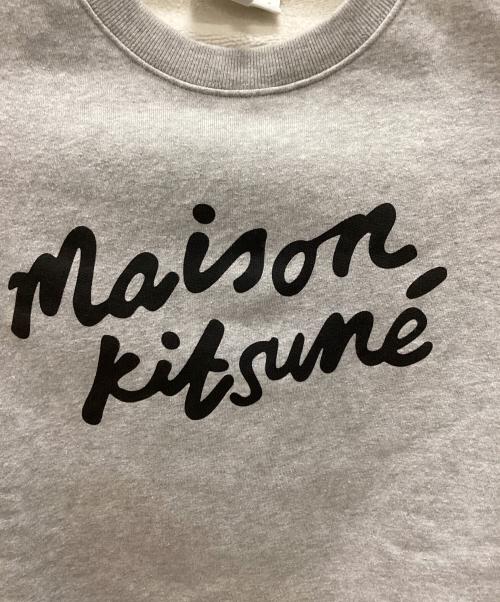 maison kitsune（メゾンキツネ）maison kitsune (メゾンキツネ) スウェット グレー サイズ:Mの古着・服飾アイテム