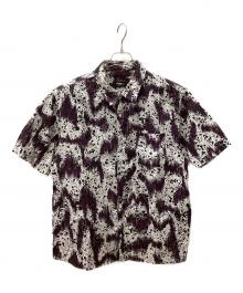 MASSES（マシス）の古着「20SS SPLASH SHIRT」｜パープル×ホワイト