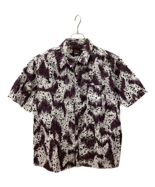 MASSES（マシス）MASSES (マシス) 20SS SPLASH SHIRT パープル×ホワイト サイズ:Lの古着・服飾アイテム
