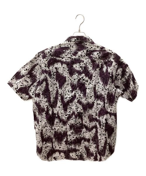 MASSES（マシス）MASSES (マシス) 20SS SPLASH SHIRT パープル×ホワイト サイズ:Lの古着・服飾アイテム
