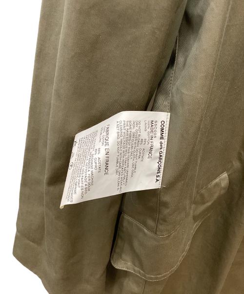 COMME des GARCONS COMME des GARCONS（コムデギャルソン コムデギャルソン）COMME des GARCONS COMME des GARCONS (コムデギャルソン コムデギャルソン) ステンカラーコート カーキ サイズ:表記無しの古着・服飾アイテム