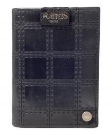 PORTER×B印YOSHIDA（ポーター×ビージルシヨシダ）の古着「GIMMIE QUILT パスケース」｜ブラック