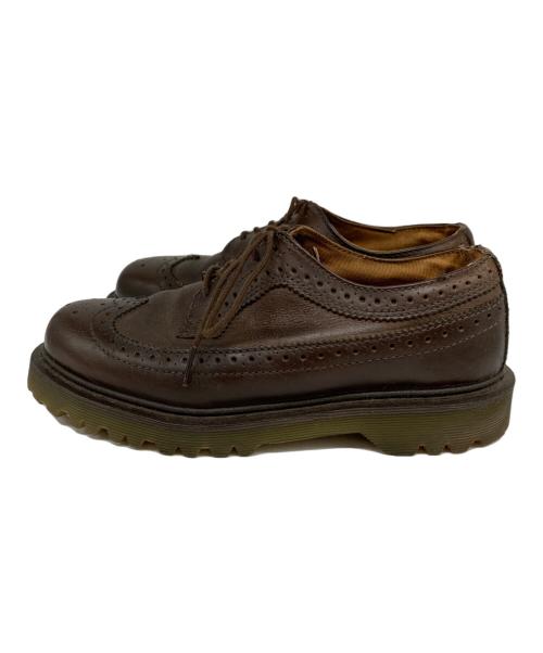 Dr.Martens（ドクターマーチン）Dr.Martens (ドクターマーチン) ウィングチップシューズ ブラウン サイズ:25cmの古着・服飾アイテム