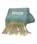 Acne studiosアクネ ストゥディオズ）の古着「WOOLMOHAIR SCARF NARROW」｜スカイブルー×イエロー