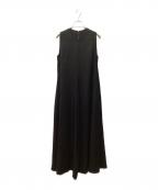 ENFOLDエンフォルド）の古着「ノースリーブ・キャミソールワンピース」｜ブラック