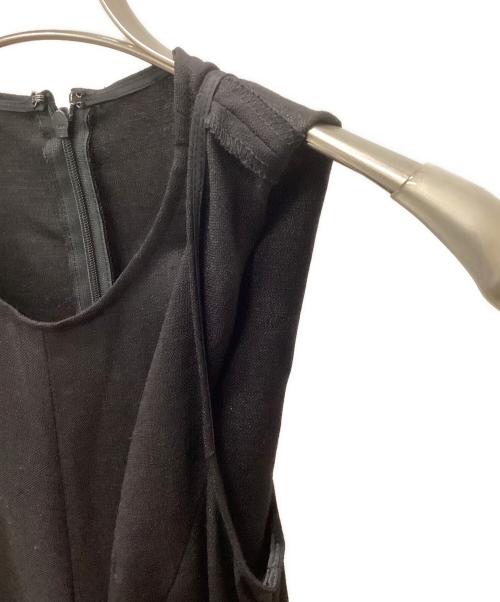 ENFOLD（エンフォルド）ENFOLD (エンフォルド) ノースリーブ・キャミソールワンピース ブラック サイズ:38の古着・服飾アイテム