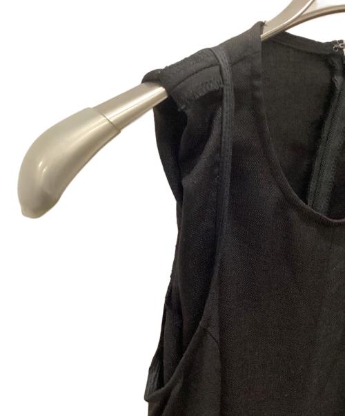 ENFOLD（エンフォルド）ENFOLD (エンフォルド) ノースリーブ・キャミソールワンピース ブラック サイズ:38の古着・服飾アイテム
