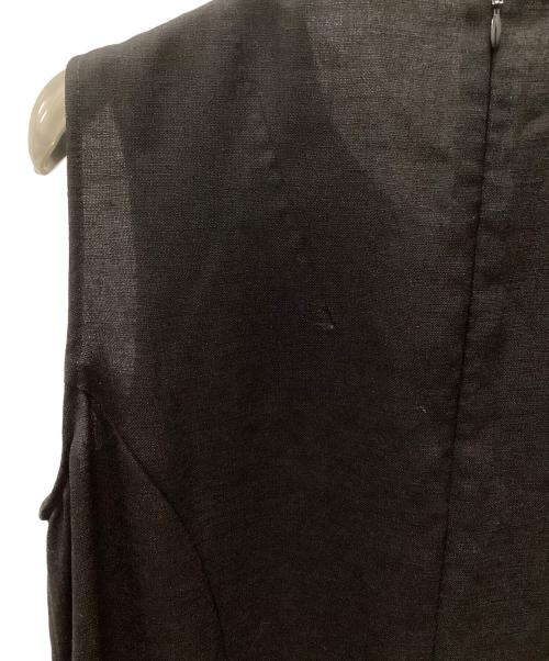 ENFOLD（エンフォルド）ENFOLD (エンフォルド) ノースリーブ・キャミソールワンピース ブラック サイズ:38の古着・服飾アイテム