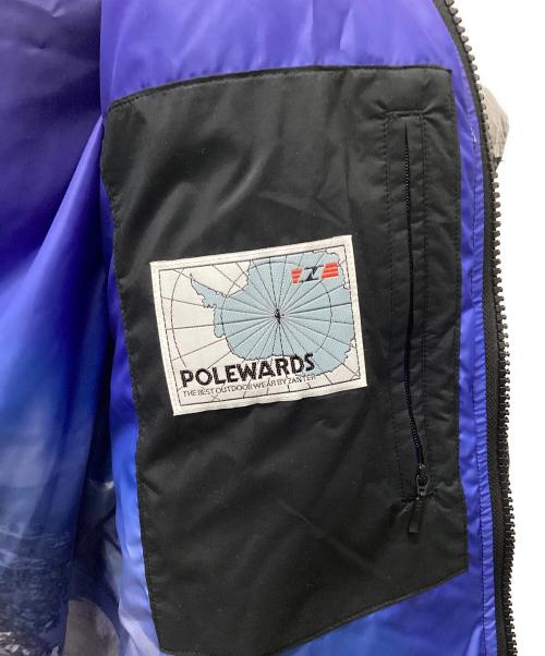 POLEWARDS（ポールワーズ）POLEWARDS (ポールワーズ) POLEWARDS ダウンジャケット ブラック×グレー サイズ:Lの古着・服飾アイテム