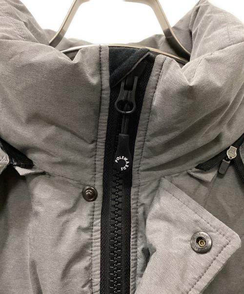 POLEWARDS（ポールワーズ）POLEWARDS (ポールワーズ) POLEWARDS ダウンジャケット ブラック×グレー サイズ:Lの古着・服飾アイテム