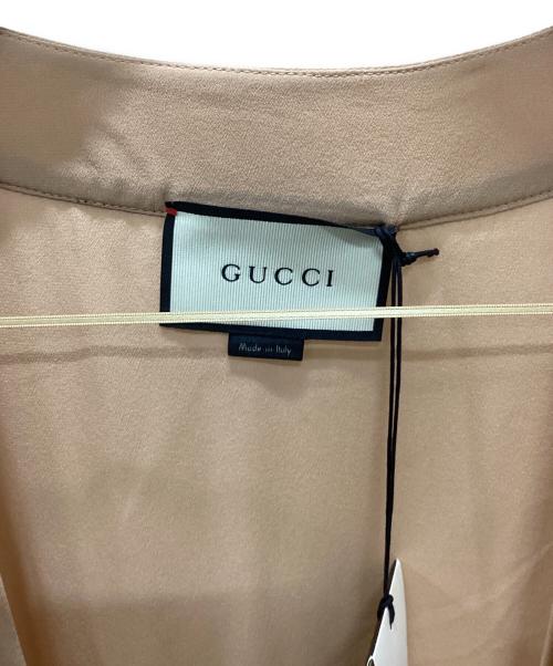 GUCCI（グッチ）GUCCI (グッチ) GUCCI 薄手カーディガン ピンク サイズ:40の古着・服飾アイテム