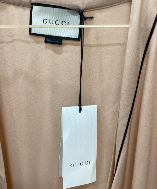 GUCCI（グッチ）GUCCI (グッチ) GUCCI 薄手カーディガン ピンク サイズ:40の古着・服飾アイテム