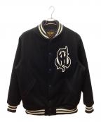 CALEEキャリー）の古着「WOOL BEAVER AWARD TYPE JACKET」｜ブラック