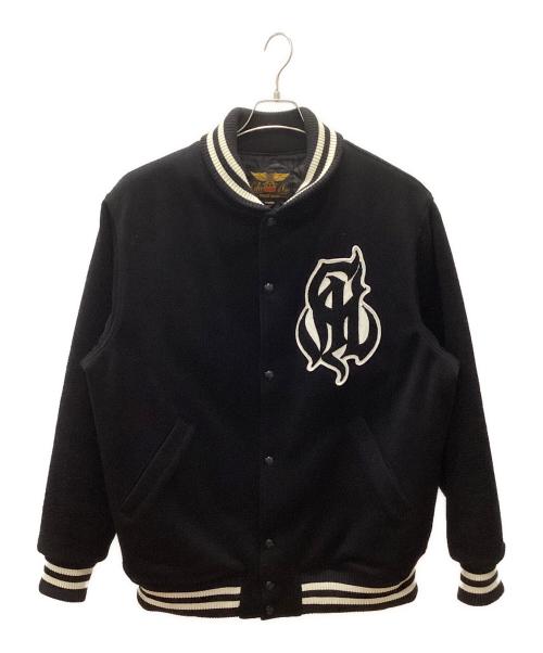 CALEE（キャリー）CALEE (キャリー) WOOL BEAVER AWARD TYPE JACKET ブラック サイズ:X-LARGEの古着・服飾アイテム