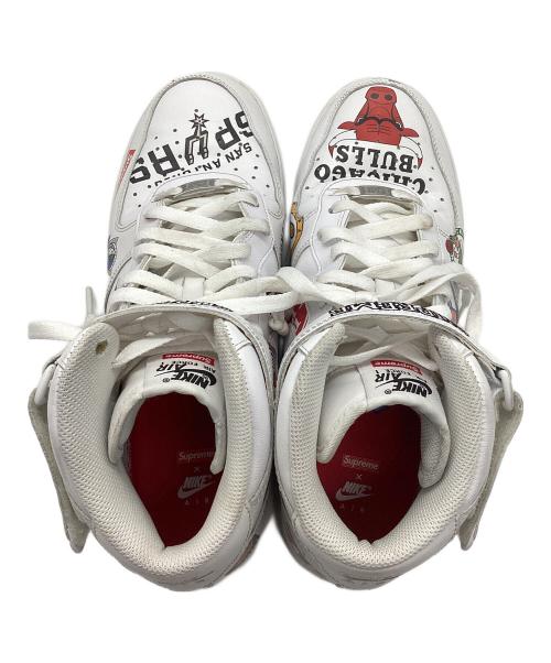 NIKE（ナイキ）NIKE (ナイキ) SUPREME (シュプリーム) AIR FORCE1 ホワイト サイズ:28.5cmの古着・服飾アイテム