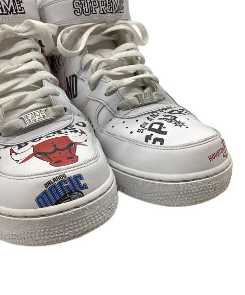 NIKE（ナイキ）NIKE (ナイキ) SUPREME (シュプリーム) AIR FORCE1 ホワイト サイズ:28.5cmの古着・服飾アイテム