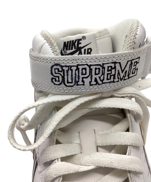 NIKE（ナイキ）NIKE (ナイキ) SUPREME (シュプリーム) AIR FORCE1 ホワイト サイズ:28.5cmの古着・服飾アイテム