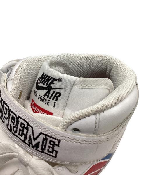 NIKE（ナイキ）NIKE (ナイキ) SUPREME (シュプリーム) AIR FORCE1 ホワイト サイズ:28.5cmの古着・服飾アイテム