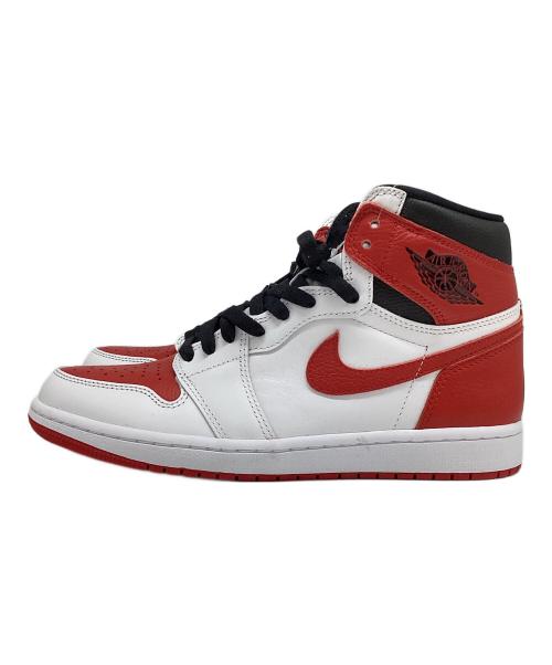 NIKE（ナイキ）NIKE (ナイキ) AIR JORDAN 1 RETRO HIGH OG ホワイト×レッド サイズ:27cmの古着・服飾アイテム