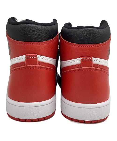 NIKE（ナイキ）NIKE (ナイキ) AIR JORDAN 1 RETRO HIGH OG ホワイト×レッド サイズ:27cmの古着・服飾アイテム