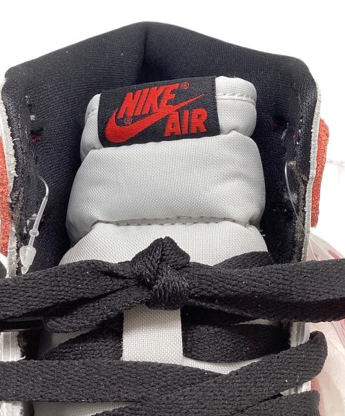 NIKE（ナイキ）NIKE (ナイキ) AIR JORDAN 1 RETRO HIGH OG ホワイト×レッド サイズ:27cmの古着・服飾アイテム