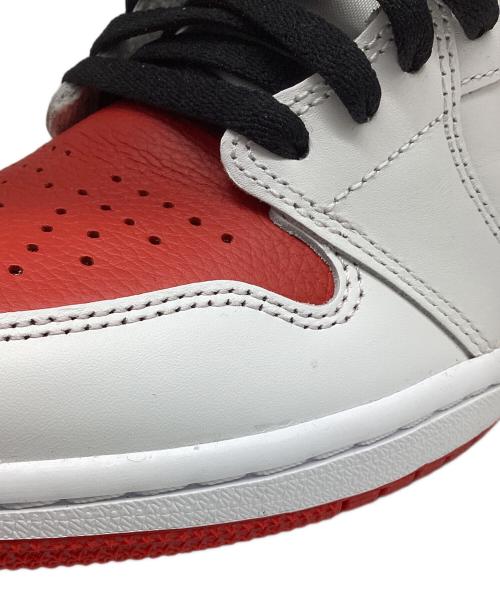 NIKE（ナイキ）NIKE (ナイキ) AIR JORDAN 1 RETRO HIGH OG ホワイト×レッド サイズ:27cmの古着・服飾アイテム