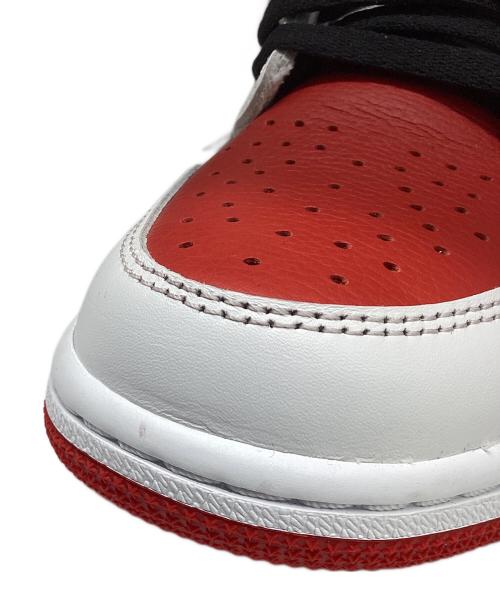 NIKE（ナイキ）NIKE (ナイキ) AIR JORDAN 1 RETRO HIGH OG ホワイト×レッド サイズ:27cmの古着・服飾アイテム